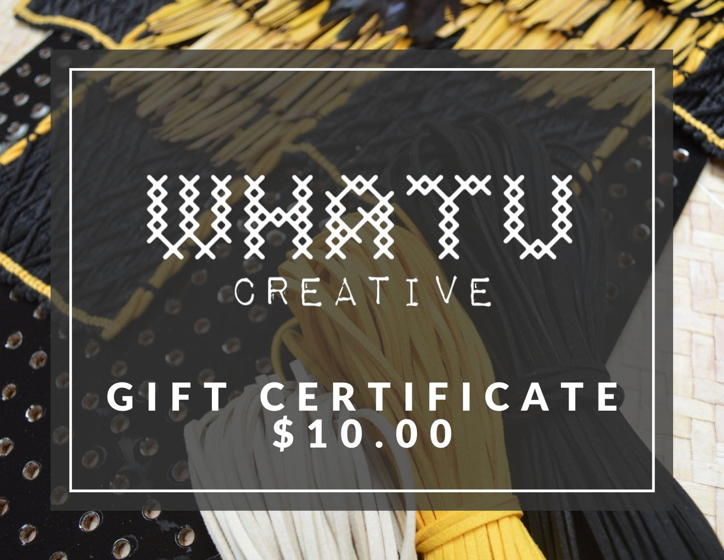 Whatu Creative Gift Certificate